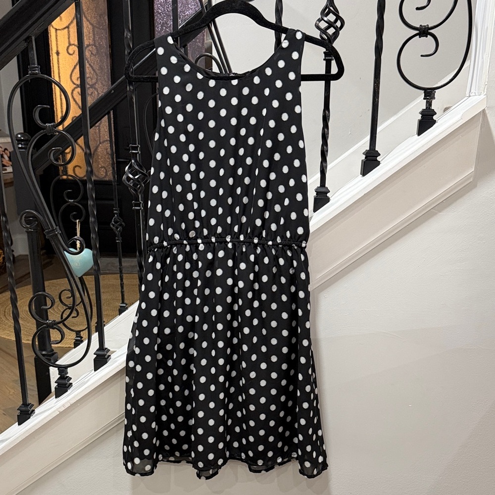 Xhilaration Black and White Dress